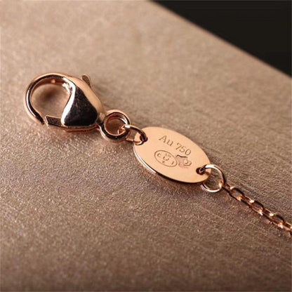 [Lumi Jewels]Hollow Design Four-Leaf Clover Flower Shape Bracelet