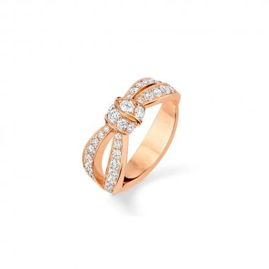 [Lumi Jewels]LIENS PINK GOLD DIAMOND RING