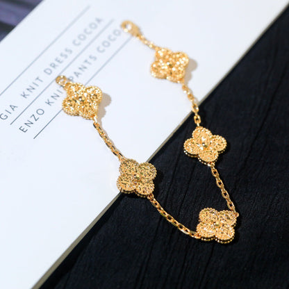 [Lumi Jewels]CLOVER 5 MOTIFS BRONZING BRACELET