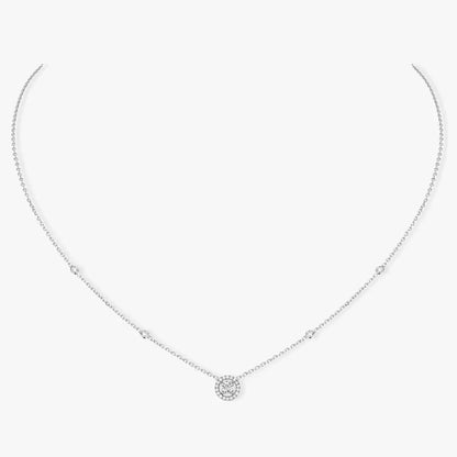 [Lumi]Diamond Necklace 0,20ct Brilliant Shape Joy