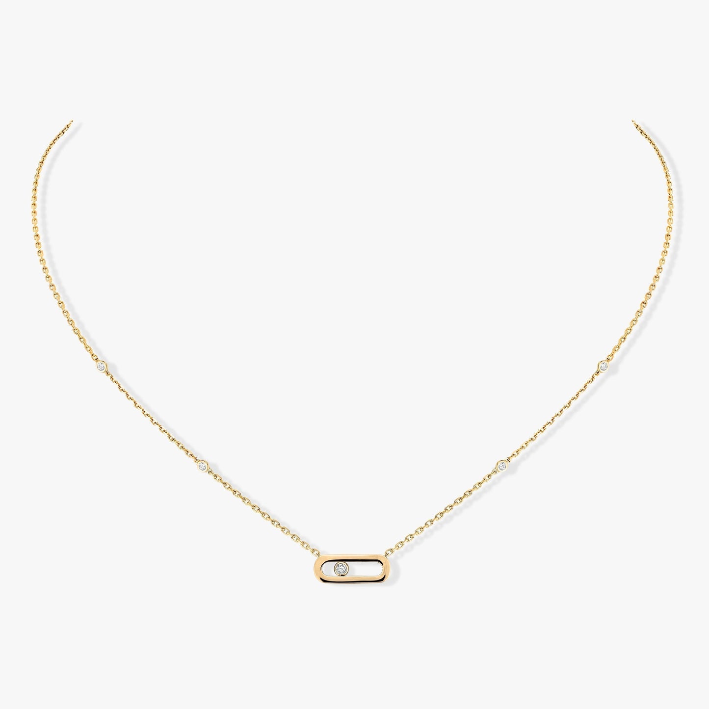 [Lumi]MOVE UNO DIAMOND NECKLACE