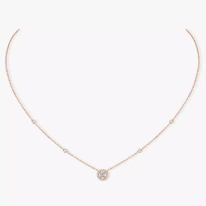 [Lumi Jewels]Diamond Necklace 0,20ct Brilliant Shape Joy