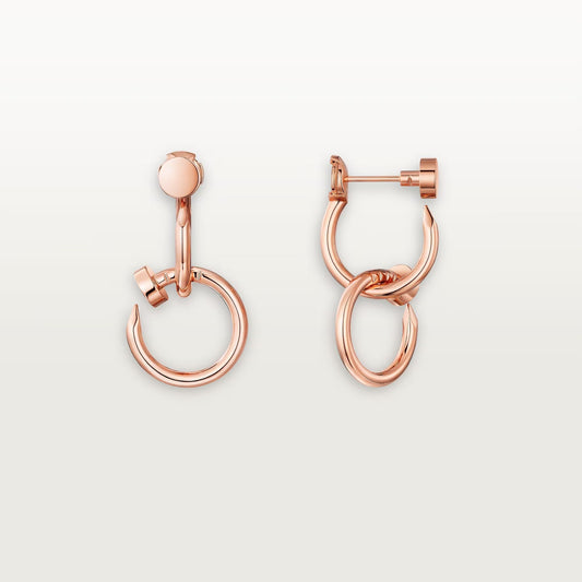 [Lumi Jewelery]JUSTE NO DIAMOND DOUBLE EARRINGS