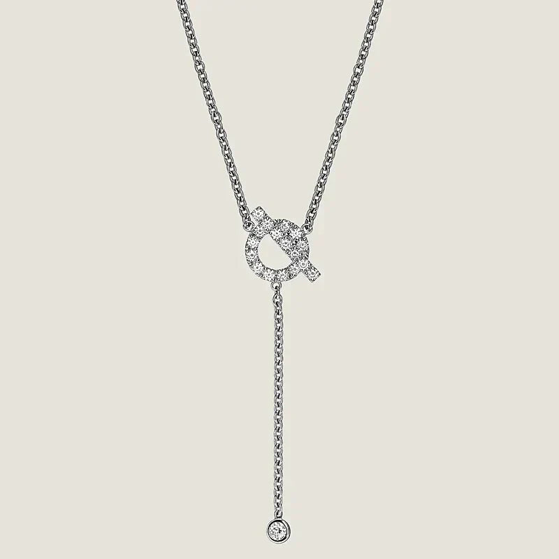 [Lumi Jewels]FINESSE SILVER DIAMOND NECKLACE