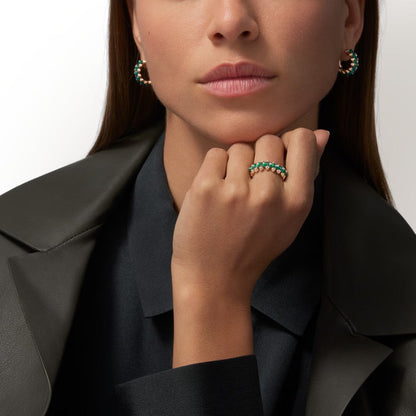 [Lumi Jewelery]CLASH 7.9MM AGATE CHALCEDONY RING