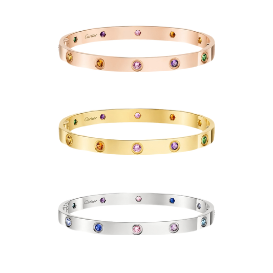 [Lumi Jewels]2026 RAINBOW LOVE BRACELET 6.1MM  10 DIAMONDS