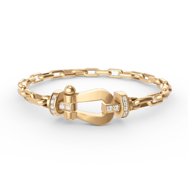 [Lumi Jewels]FORCE LARGE HORSESHOE CLASP  METAL BRACELET