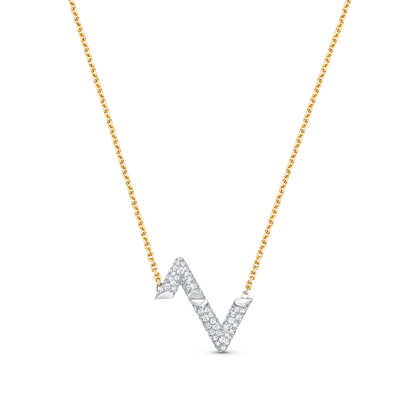 [Lumi Jewels]VOLT SILVER DIAMOND PEDANT NECKLACE