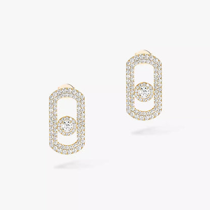 [Lumi]So Move Pave_-Set Diamond Earrings in Silver