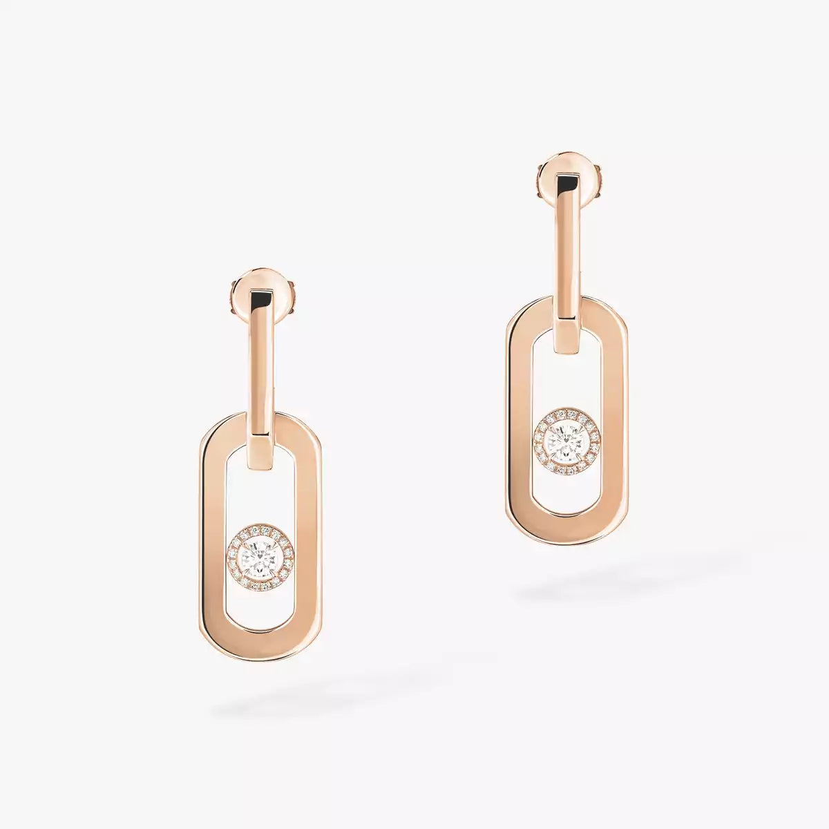 [Lumi]So Move XL Diamond Pendant Earrings