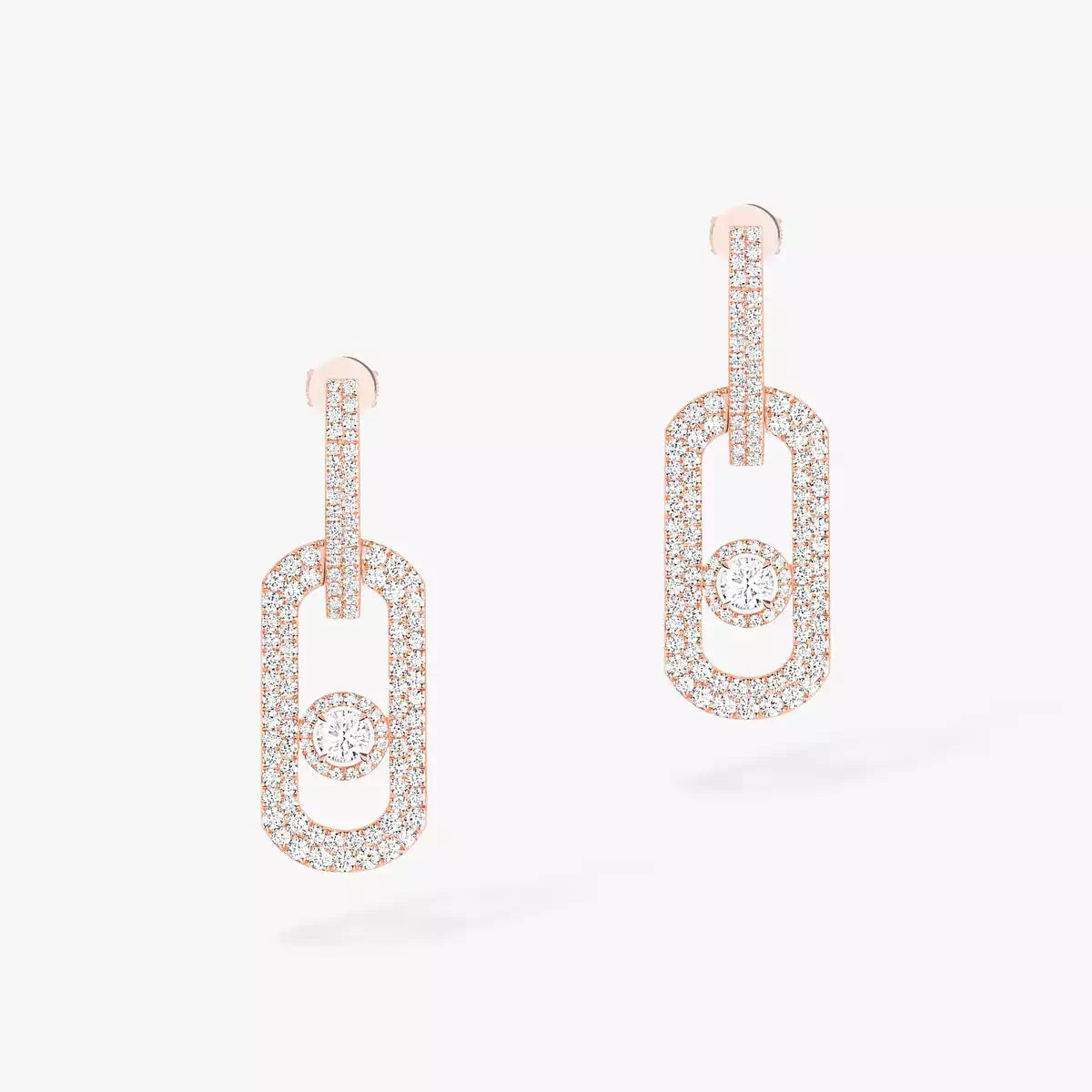 [Lumi]So Move XL Pave_-Set Diamond Pendant Earrings