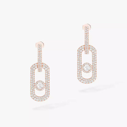 [Lumi]So Move XL Pave_-Set Diamond Pendant Earrings