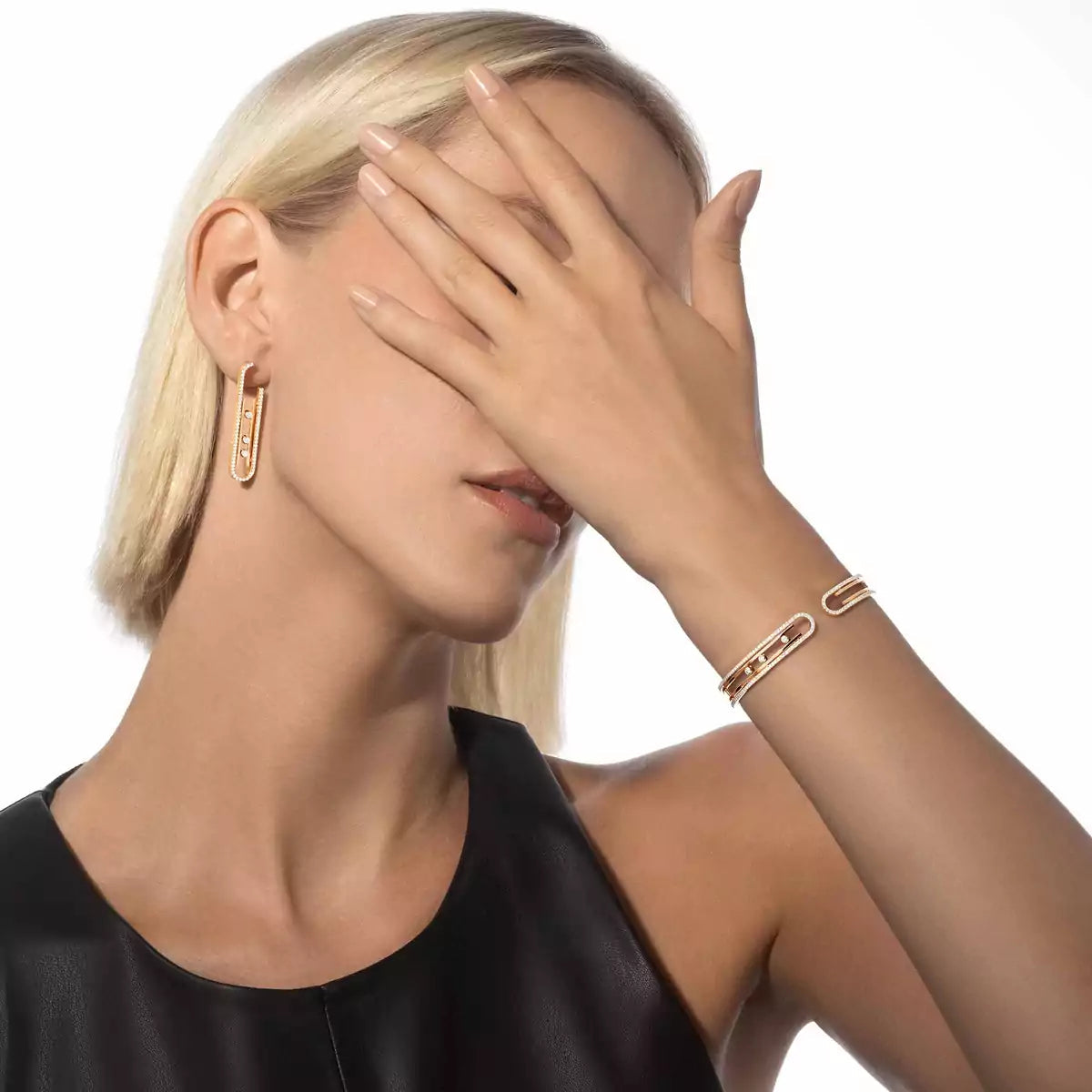 [Lumi Jewels]Diamond Pendant Earrings Move 10Th