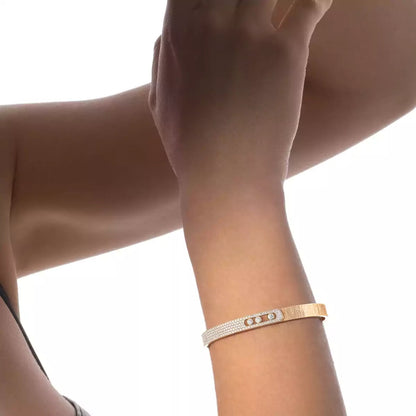 [Lumi]Move Noa Cisel茅 half pav茅 bangle