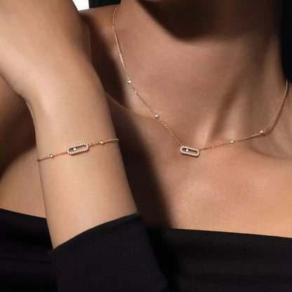 [Lumi]Diamond Necklace Move Uno