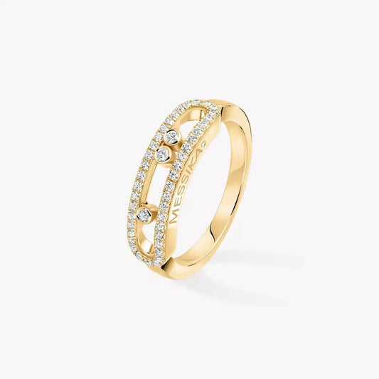 [Lumi] Baby Move Gold Diamond Pave_ Ring