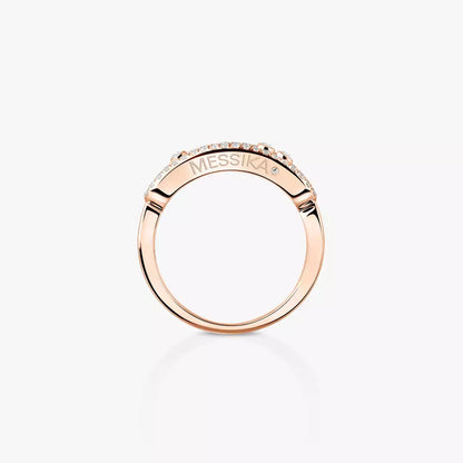 [Lumi] Baby Move Gold Diamond Pave_ Ring