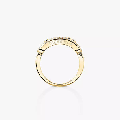 [Lumi] Baby Move Gold Diamond Pave_ Ring