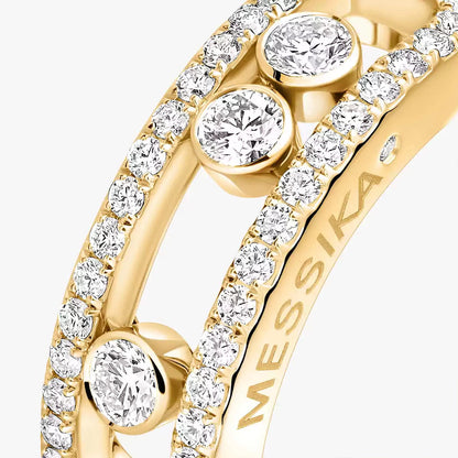 [Lumi] Move Gold Diamond Pave_ Ring