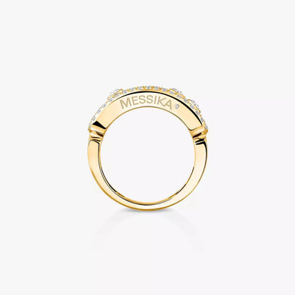 [Lumi Jewels] Move Gold Diamond Pave_ Ring