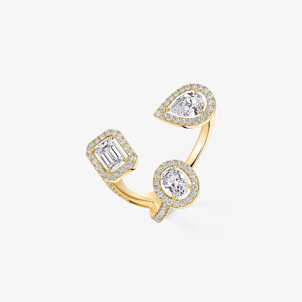 [[Lumi] Diamond Ring 0,25ct My Twin Trilogy