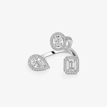 [Lumi Jewels]  Diamond Ring 0,25ct My Twin Trilogy