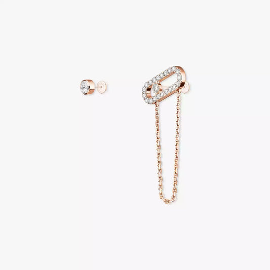 [Lumi]Move Uno Diamond Earrings