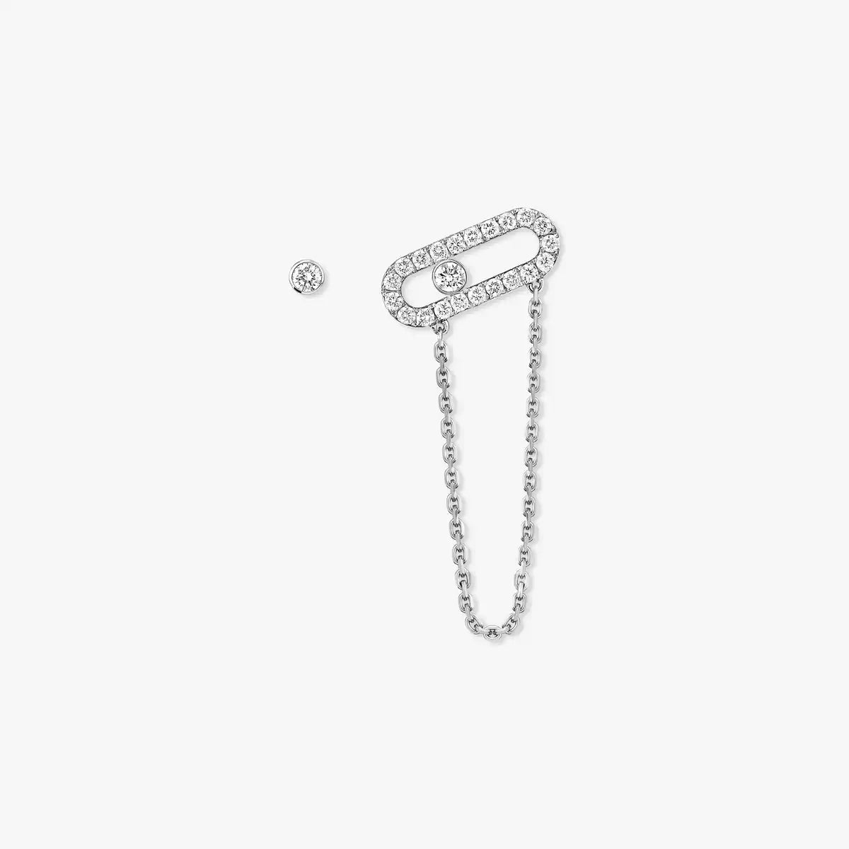 [Lumi]Move Uno Diamond Earrings