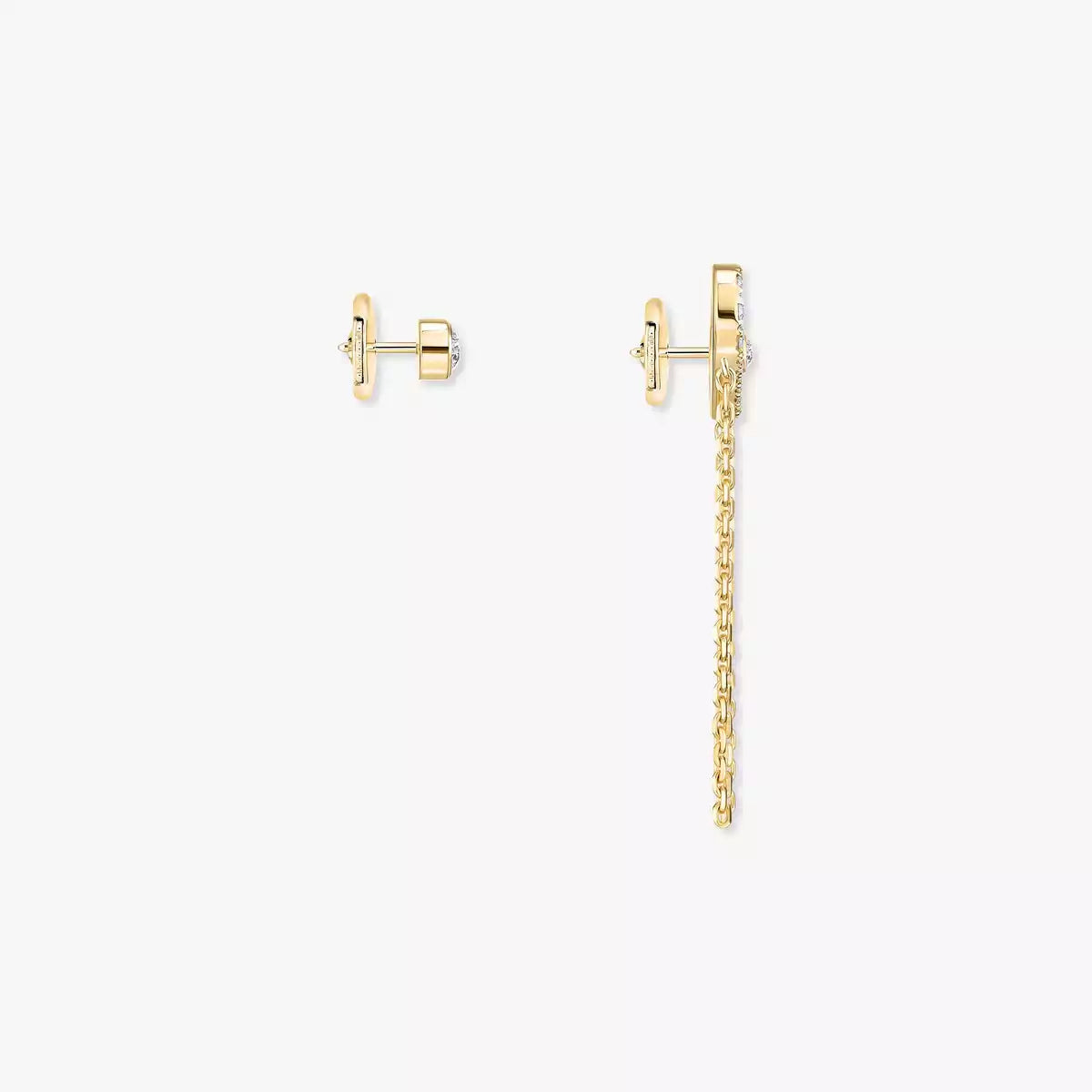[Lumi]Move Uno Diamond Earrings