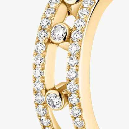 [Lumi]Diamond Pave_ Hoop Earrings Move