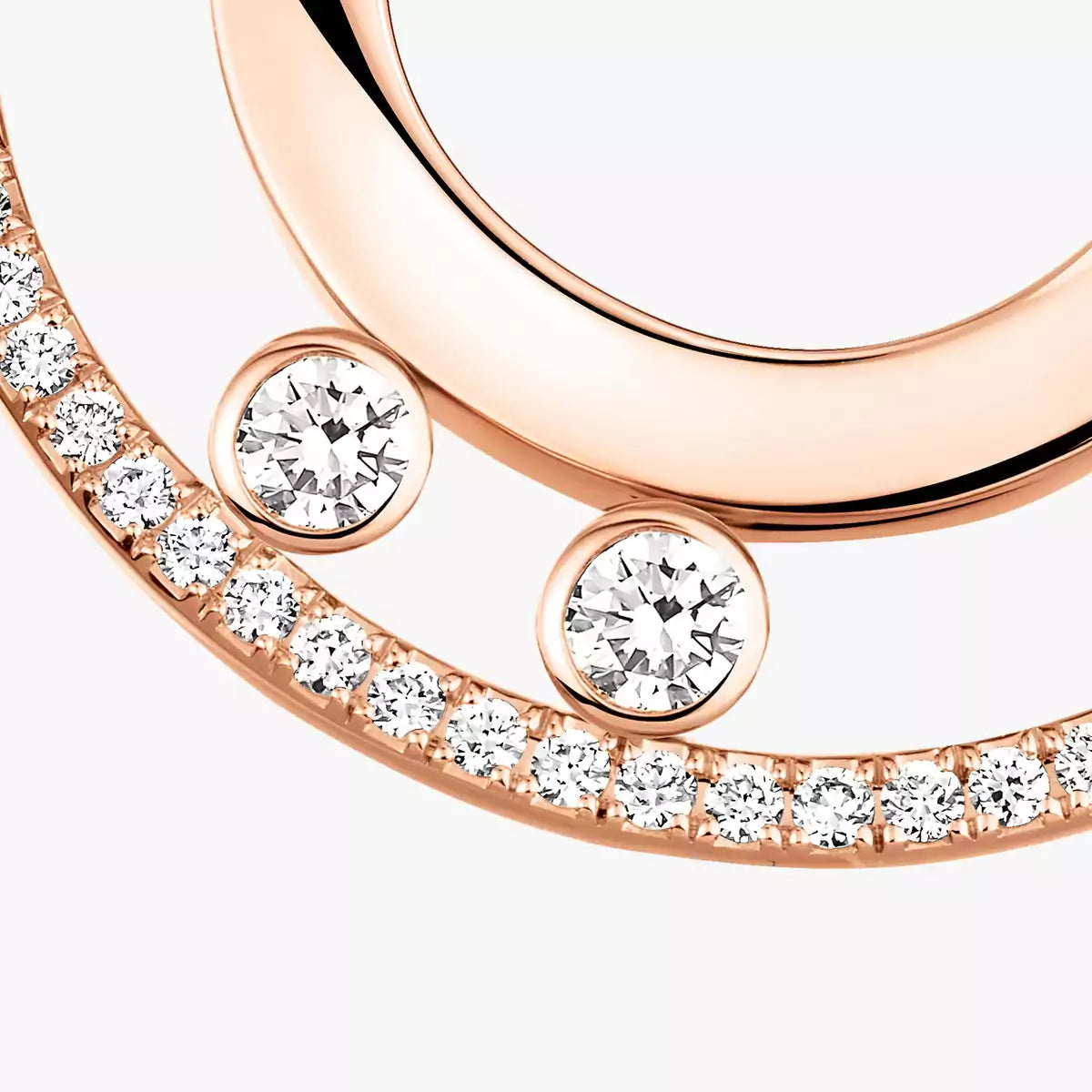 [Lumi]Move Romane Small Diamond Hoop Earrings