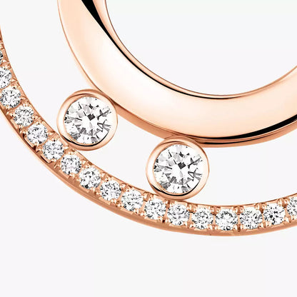 [Lumi]Move Romane Small Diamond Hoop Earrings