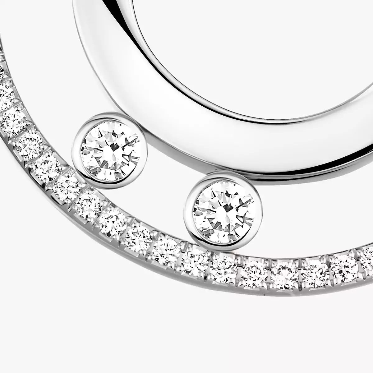 [Lumi Jewels] Move Romane Small Diamond Hoop Earrings