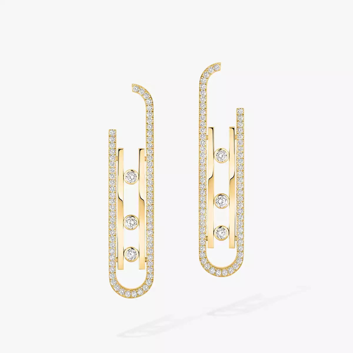 [Lumi]Diamond Pendant Earrings Move 10Th