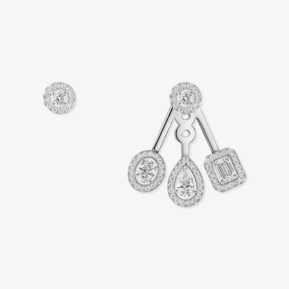 [Lumi] My Twin Trio  Diamond Earrings