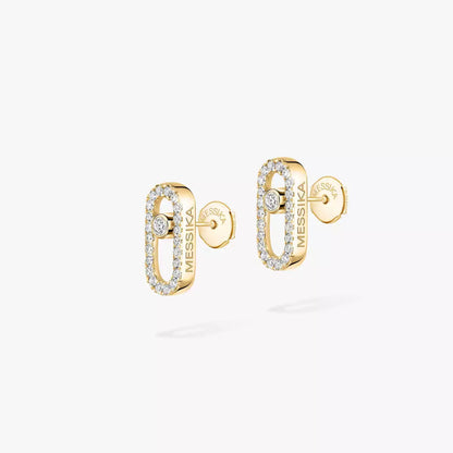 [Lumi]Move Uno Diamond Earrings