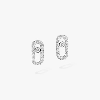 [Lumi]Move Uno Diamond Earrings