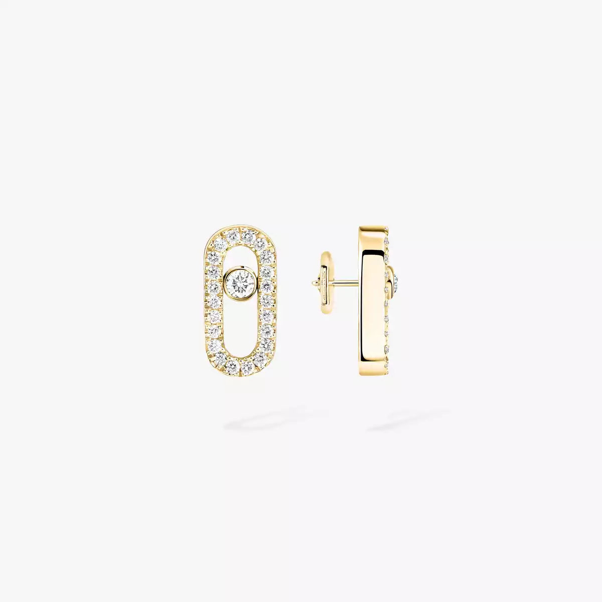 [Lumi]Move Uno Diamond Earrings