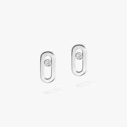 [Lumi]Move Uno Diamond Stud Earrings