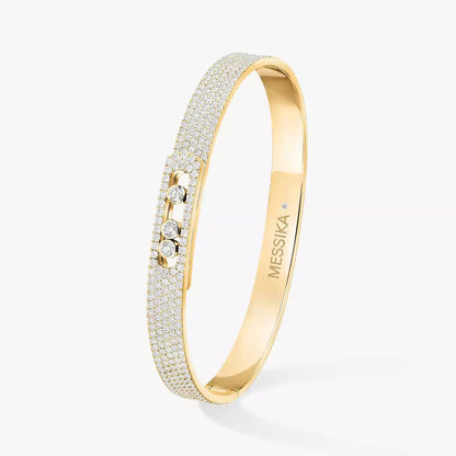 [Lumi]Move Noa Full Pav茅 Diamond Bangle Bracelet