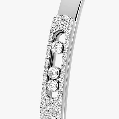 [Lumi]Move Noa Rose Gold Pav茅 Diamond Bangle Bracelet