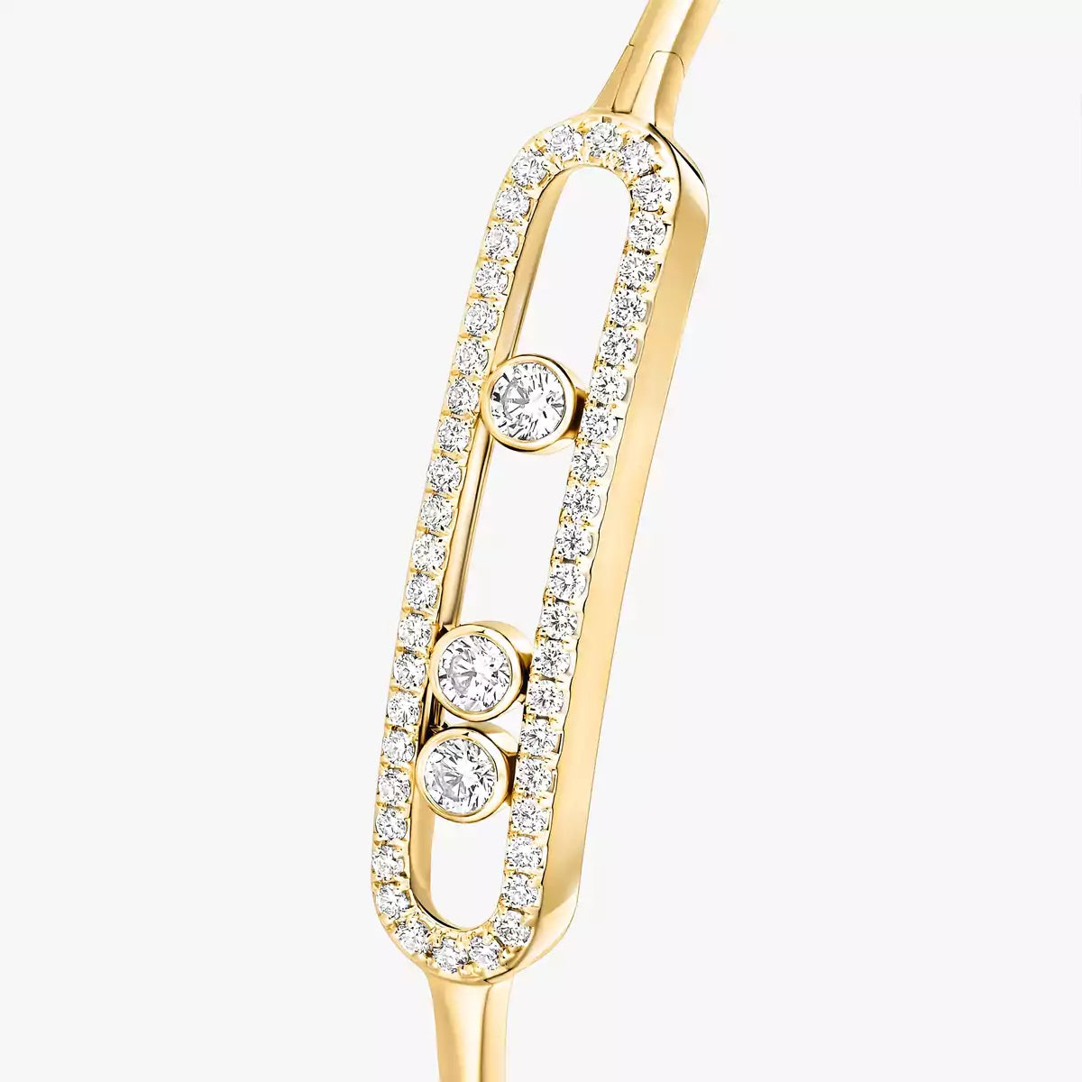 [Lumi]Move Pav茅 Diamond Bangle Bracelet M