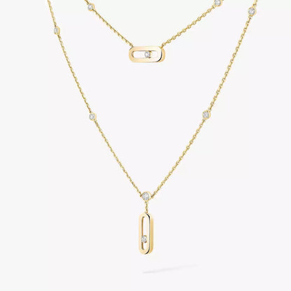 [Lumi] Move Uno Diamond Necklace