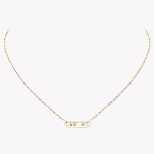 [Lumi Jewels] Baby Move Gold Diamond Necklace