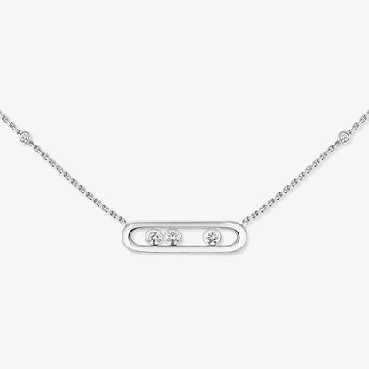 [Lumi] Baby Move Gold Diamond Necklace