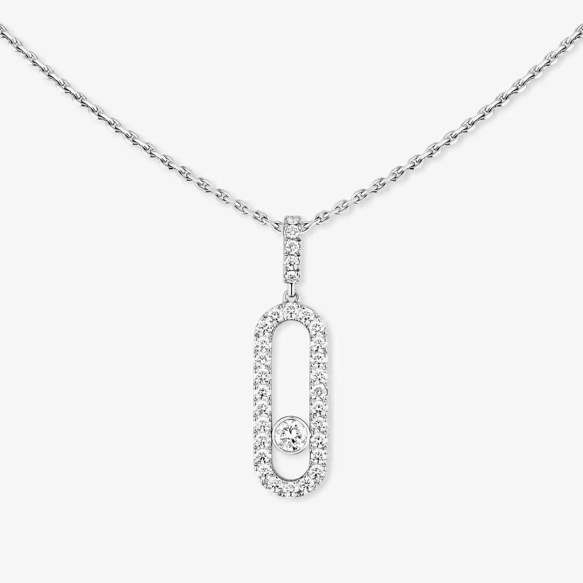 [Lumi Jewels]Move Uno Diamond Necklace in Rose Gold