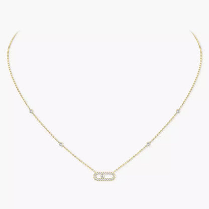 [Lumi Jewels]Diamond Necklace Move Uno