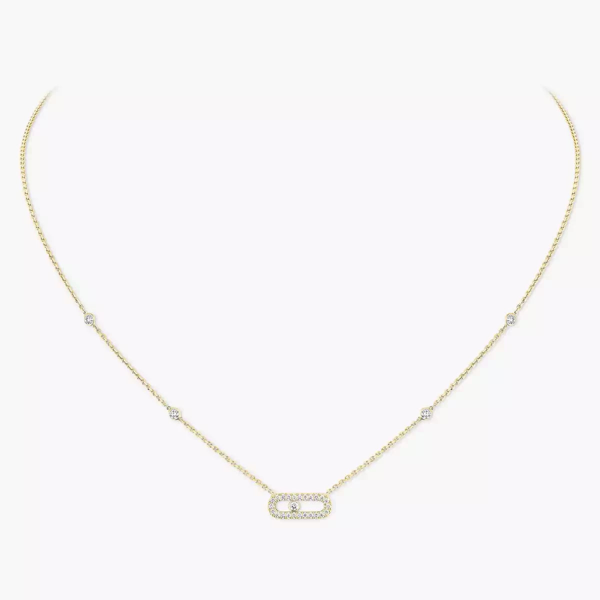 [Lumi]Diamond Necklace Move Uno