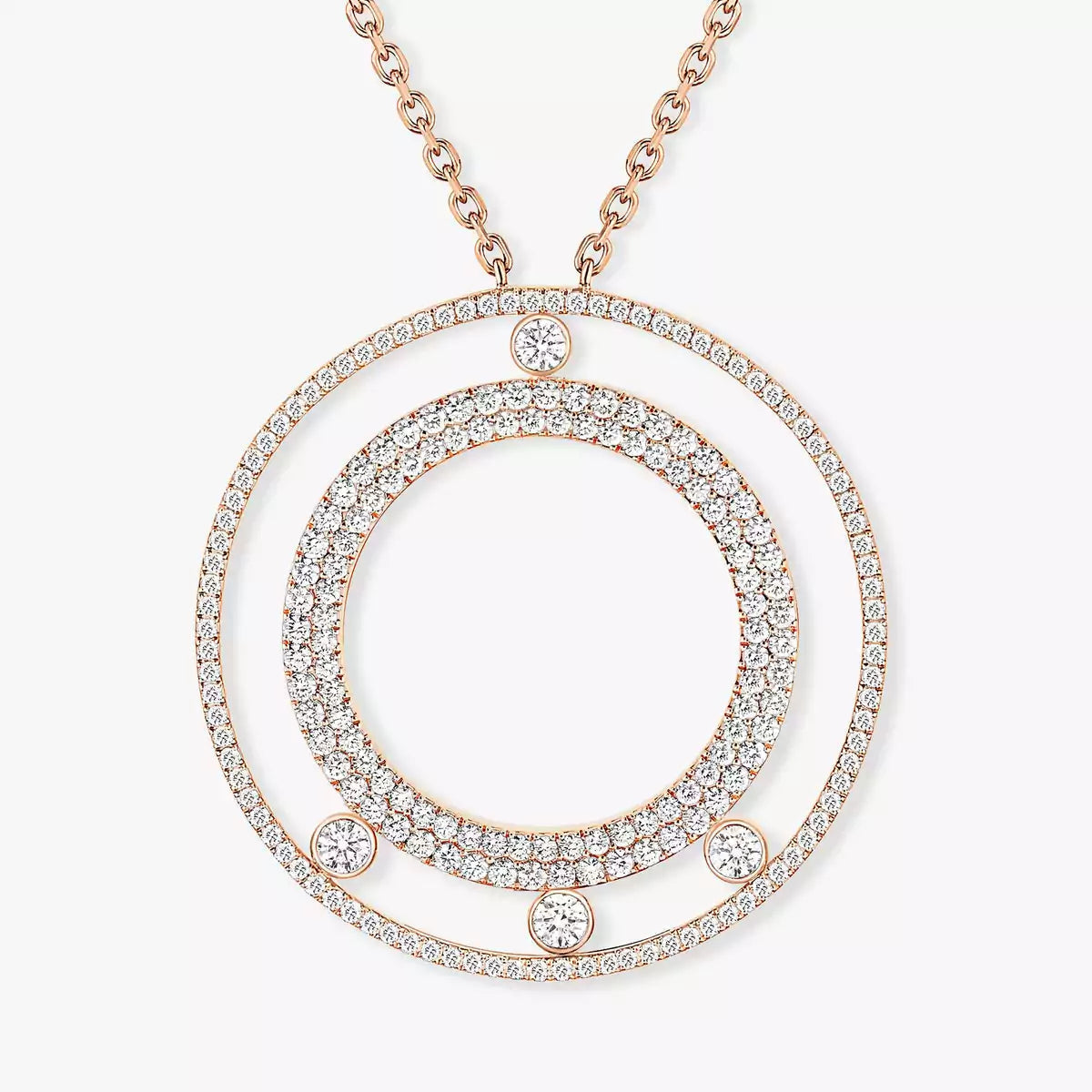 [Lumi]Move Romane Long Pave_-Set Diamond Necklace