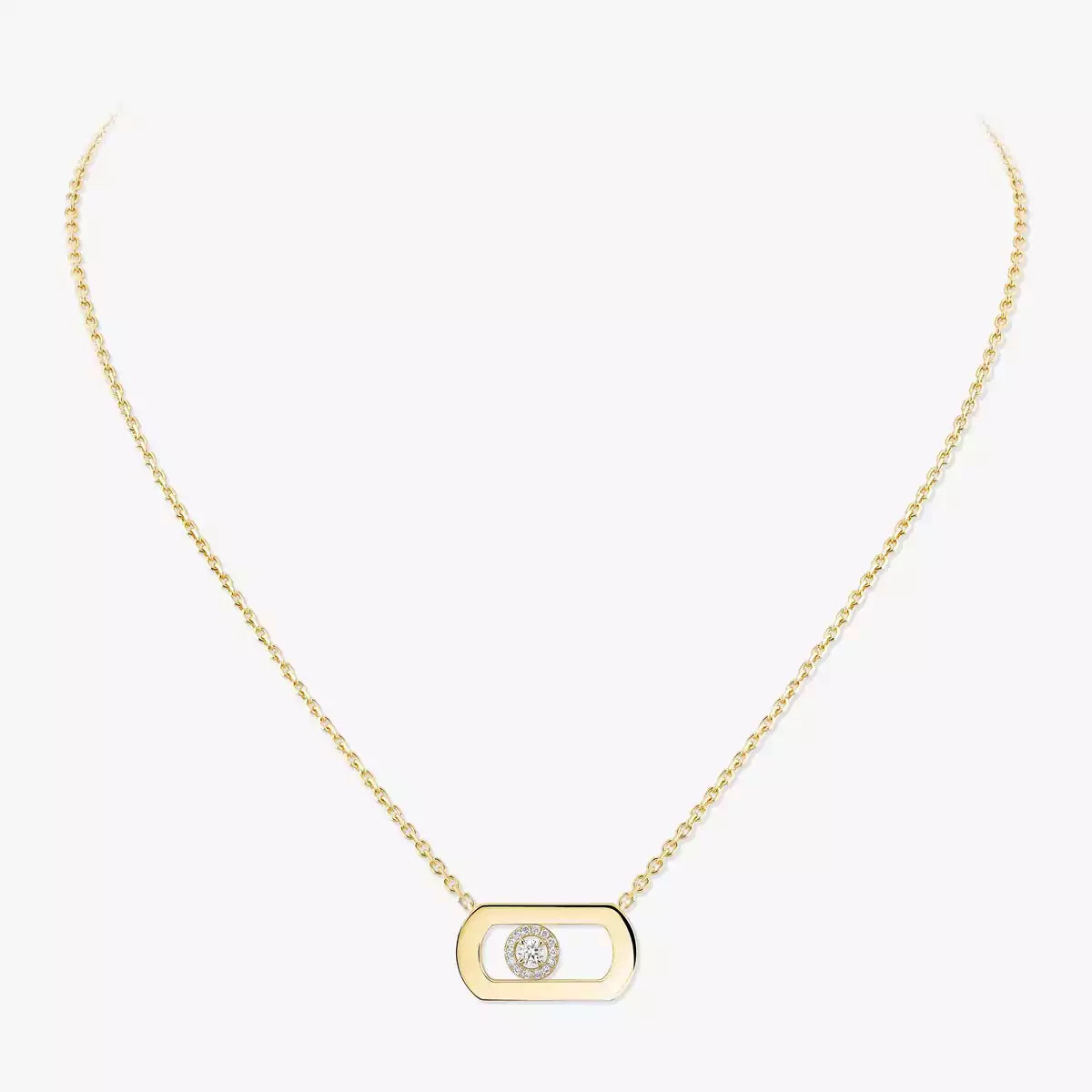[Lumi]So Move Diamond Necklace in Gold